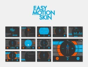 Umfangreiches Frontend Design "EasyMotionSkin" App